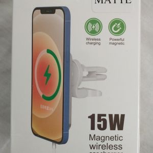 Magnetic Wireless Car Charger- Vent Mount